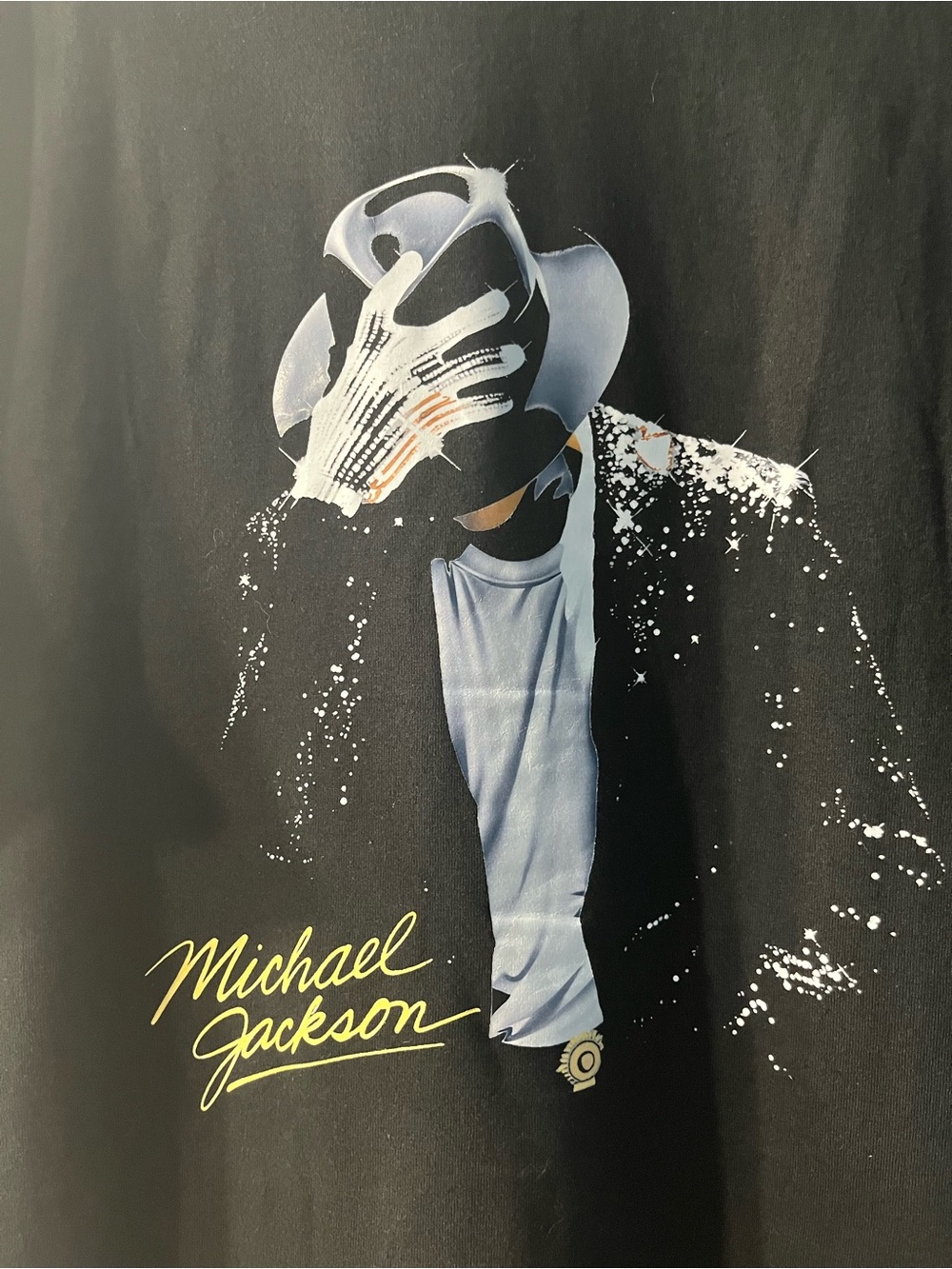 Michael Jackson ⭐️Black Short Sleeve Graphic Tee with Iconic Music Legend